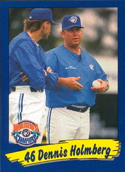 1994 Oh Henry! Toronto Blue Jays SGA #NNO Dennis Holmberg Front
