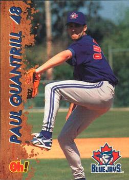 1997 Oh Henry! Toronto Blue Jays SGA #NNO Paul Quantrill Front