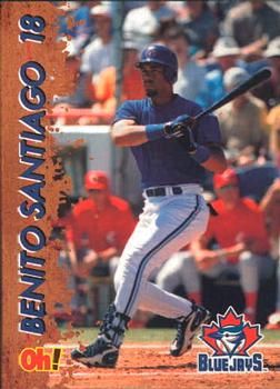 1997 Oh Henry! Toronto Blue Jays SGA #NNO Benito Santiago Front