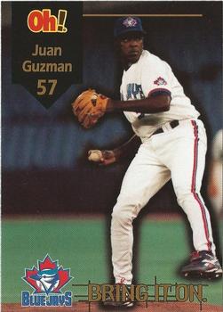1998 Oh Henry! Toronto Blue Jays SGA #NNO Juan Guzman Front