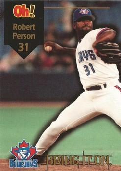 1998 Oh Henry! Toronto Blue Jays SGA #NNO Robert Person Front