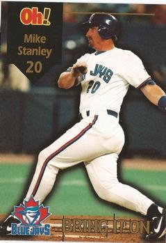 1998 Oh Henry! Toronto Blue Jays SGA #NNO Mike Stanley Front