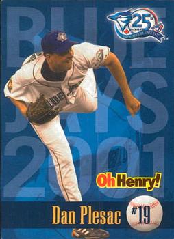 2001 Oh Henry! Toronto Blue Jays SGA #NNO Dan Plesac Front