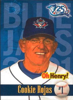 2001 Oh Henry! Toronto Blue Jays SGA #NNO Cookie Rojas Front