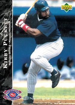 1995 Post Canada Anniversary Edition #9 Kirby Puckett Front