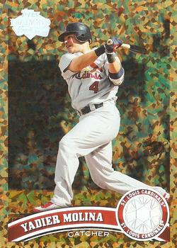 2011 Topps - Cognac Diamond Anniversary #90 Yadier Molina Front