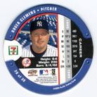 2000 Pacific 7-Eleven Coins #20 Roger Clemens Back