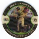 2000 Pacific 7-Eleven Coins #28 Jose Canseco Front