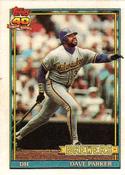 1991 Topps Cracker Jack Series One #11 Dave Parker Front