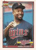 1991 Topps Cracker Jack Series One #34 Kirby Puckett Front