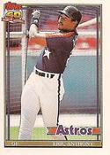 1991 Topps Cracker Jack Series Two #3 Eric Anthony Front