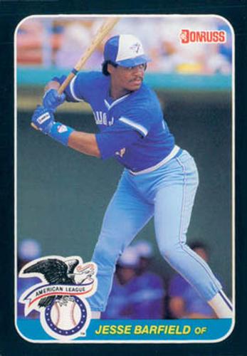 1987 Donruss All-Stars #23 Jesse Barfield Front