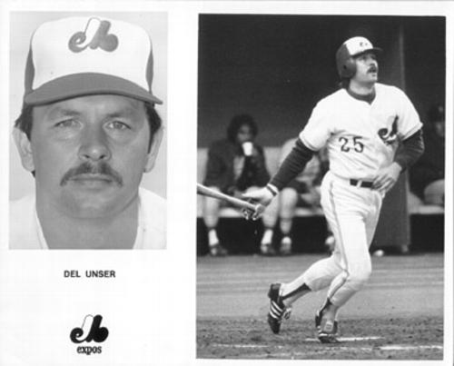 1978 Montreal Expos 8x10 Photos #NNO Del Unser Front