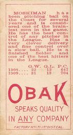 1909-11 Obak (T212) #NNO Doc Moskiman Back