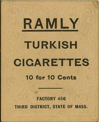 1909 Ramly Cigarettes T204 #NNO Miller Huggins Back