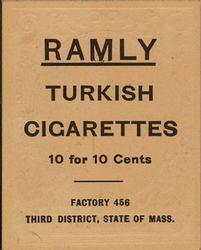 1909 Ramly Cigarettes T204 #NNO Mike Kahoe Back
