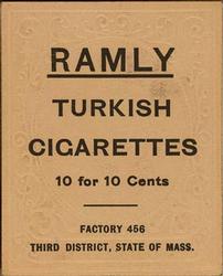 1909 Ramly Cigarettes T204 #NNO Harry Lumley Back