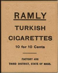 1909 Ramly Cigarettes T204 #NNO Bill O'Hara Back