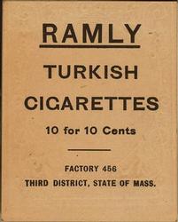 1909 Ramly Cigarettes T204 #NNO Joe Tinker Back