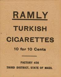 1909 Ramly Cigarettes T204 #NNO Frank Bancroft Back