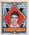 1911 Helmar Stamps T332 #NNO Fred Snodgrass Front
