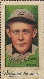 1914 Piedmont Art Stamps T330-2 #NNO Johnny Evers Front