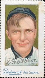 1914 Piedmont Art Stamps T330-2 #NNO Christy Mathewson Front