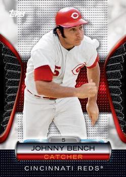 2012 Topps - Golden Moments Die Cuts Chrome #GMDC-10 Johnny Bench Front