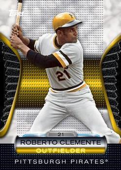 2012 Topps - Golden Moments Die Cuts Chrome #GMDC-14 Roberto Clemente Front