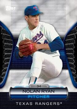 2012 Topps - Golden Moments Die Cuts Chrome #GMDC-21 Nolan Ryan Front