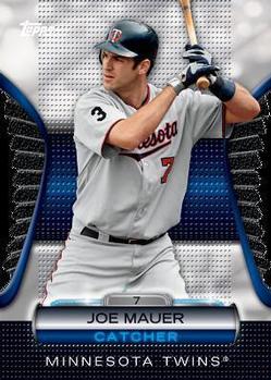 2012 Topps - Golden Moments Die Cuts Chrome #GMDC-27 Joe Mauer Front