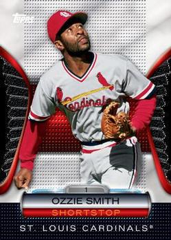 2012 Topps - Golden Moments Die Cuts Chrome #GMDC-29 Ozzie Smith Front