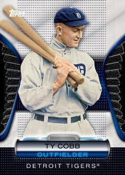 2012 Topps - Golden Moments Die Cuts Chrome #GMDC-3 Ty Cobb Front