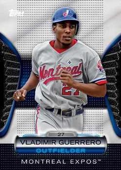 2012 Topps - Golden Moments Die Cuts Chrome #GMDC-40 Vladimir Guerrero Front