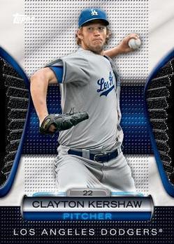 2012 Topps - Golden Moments Die Cuts Chrome #GMDC-54 Clayton Kershaw Front