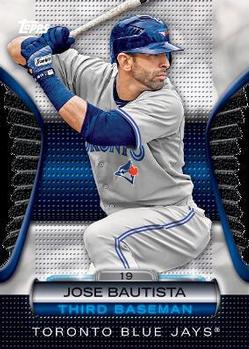 2012 Topps - Golden Moments Die Cuts Chrome #GMDC-81 Jose Bautista Front