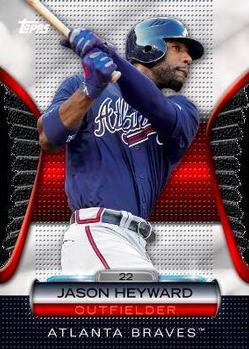 2012 Topps - Golden Moments Die Cuts Chrome #GMDC-87 Jason Heyward Front