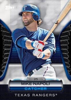 2012 Topps - Golden Moments Die Cuts Chrome #GMDC-98 Mike Napoli Front