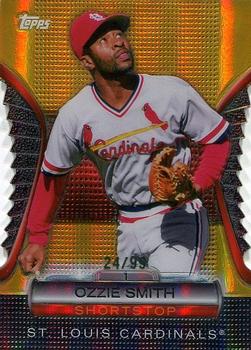 2012 Topps - Golden Moments Die Cuts Chrome Gold #GMDC-29 Ozzie Smith Front