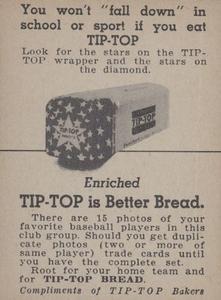 1947 Tip Top (D323) #NNO Mel Queen Back
