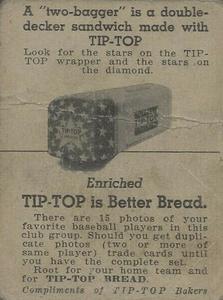 1947 Tip Top (D323) #NNO Fred Sanford Back