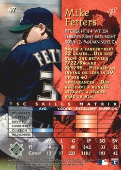 1996 Stadium Club - Members Only #47 Mike Fetters Back