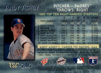 1996 Stadium Club - Members Only #246 Andy Ashby Back