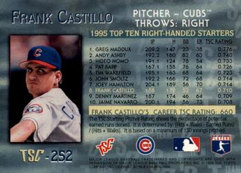 1996 Stadium Club - Members Only #252 Frank Castillo Back