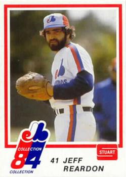 1984 Stuart Montreal Expos #13 Jeff Reardon Front