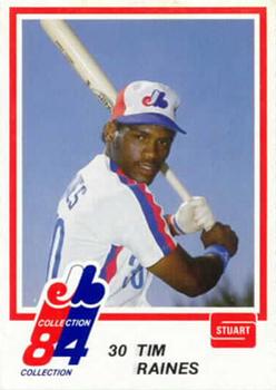 1984 Stuart Montreal Expos #20 Tim Raines Front