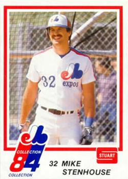 1984 Stuart Montreal Expos #26 Mike Stenhouse Front