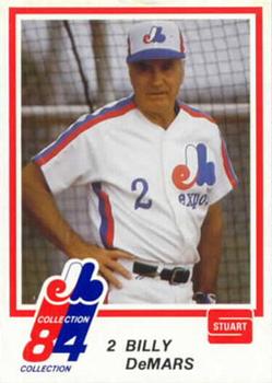 1984 Stuart Montreal Expos #3 Billy DeMars Front