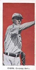 1910 E98 Set of 30 #NNO Johnny Evers Front