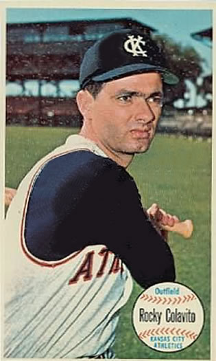 1964 Topps Giants #9 Rocky Colavito Front